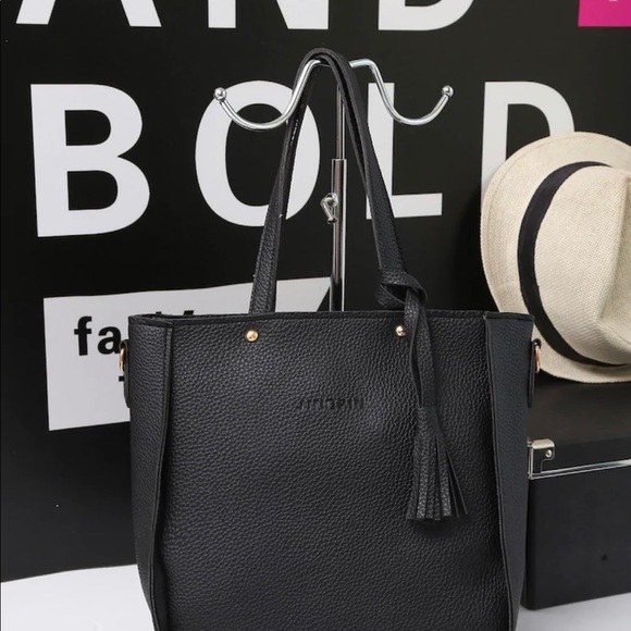 ‫Pebble Detail Tote Bag 4Pcs - Picture 2 of 4